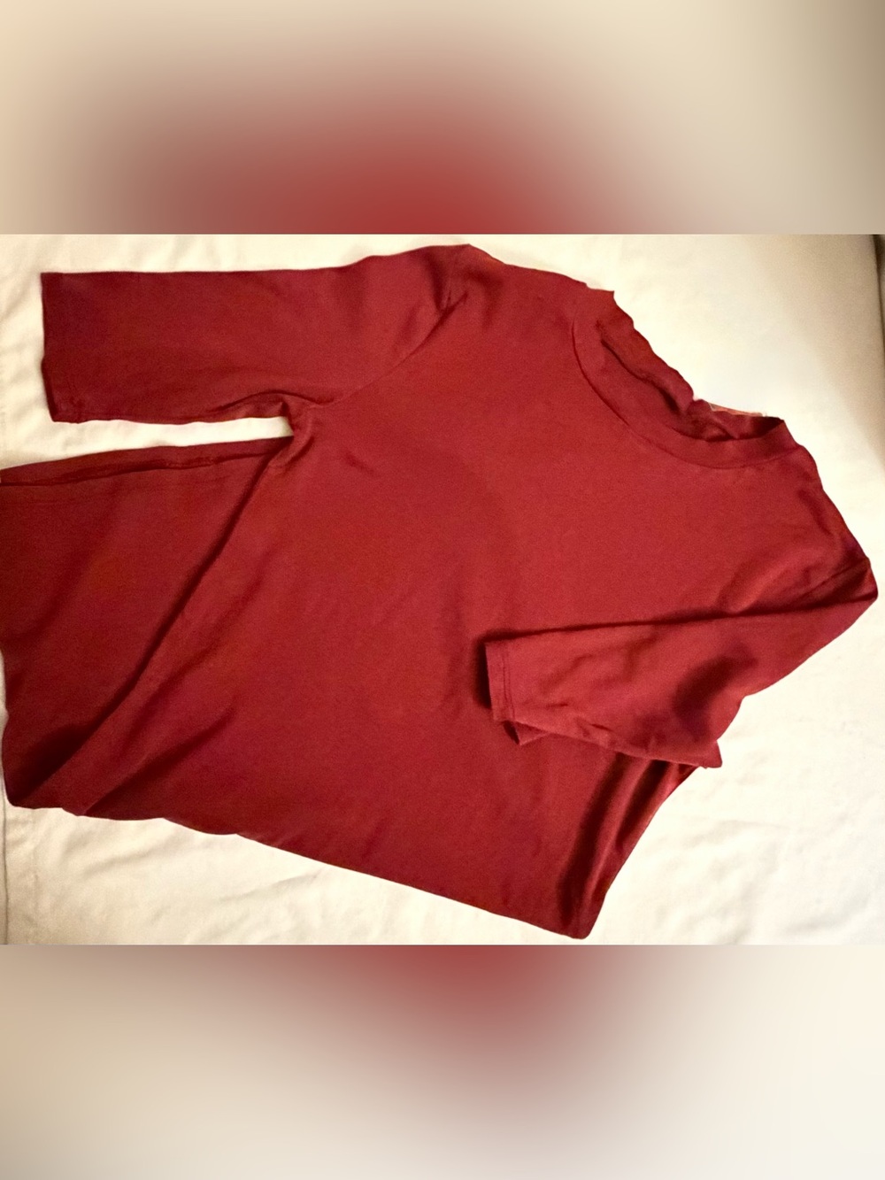 Merona perfect fit patriot red tshirt top size small